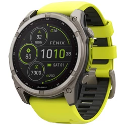 GPS Ura Fenix 8 51mm SOLAR Sapphire Titanium/amp yellow/graphite