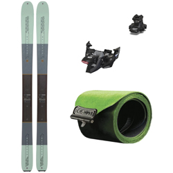 Testni set smuči Wayback 98 165cm 2026 ženske + vezi Marker Alpinist 10 105mm + kože