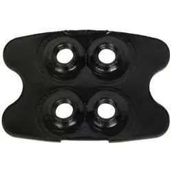 Piastra metallica a 4 fori per scarpe SPD