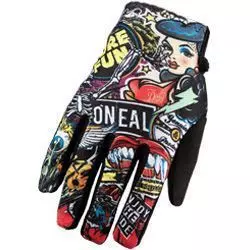 Guanti Matrix black/multi bimbi