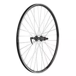 Rear wheelset 28" black