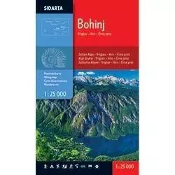 Zemljevid Bohinj: Triglav-Krn-Črna prst