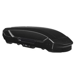 Test roof box Motion 3 L black glossy